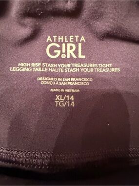 Athleta Girl - stash your treasures tight - navy with pockets